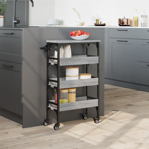 Küchenwagen Grau Sonoma 53x20x76 cm