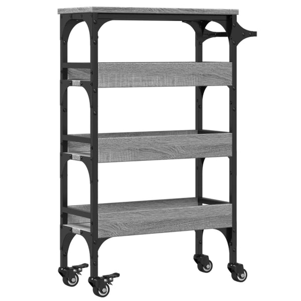Küchenwagen Grau Sonoma 53x20x76 cm