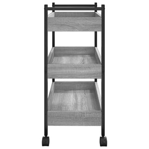 Küchenwagen Grau Sonoma 50x30x70 cm