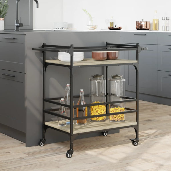 Küchenwagen Sonoma Eiche 82x40x78,5 cm