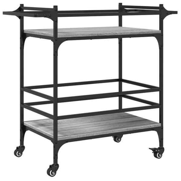 Küchenwagen Grau Sonoma, 82 cm
