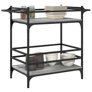 Küchenwagen Grau Sonoma, 82 cm