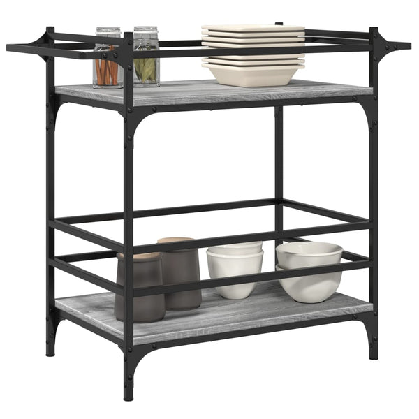 Küchenwagen Grau Sonoma, 82 cm