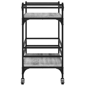 Küchenwagen Grau Sonoma, 82 cm