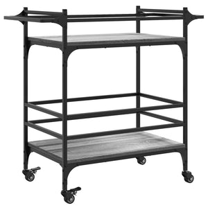Küchenwagen Grau Sonoma, 82 cm
