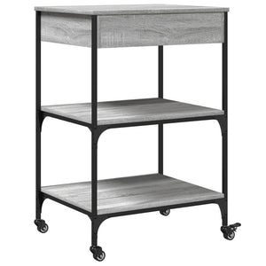 Küchenwagen Grau Sonoma 60x48x89,5 cm