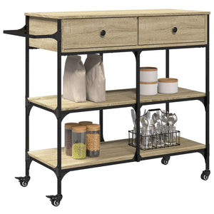 Küchenwagen Sonoma-Eiche 105 cm
