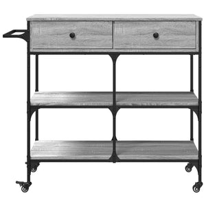 Küchenwagen Grau Sonoma 105 cm