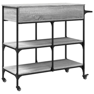 Küchenwagen Grau Sonoma 105 cm