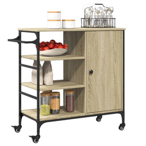 Küchenwagen Sonoma-Eiche, 87,5 cm