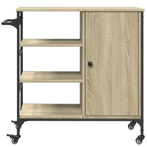 Küchenwagen Sonoma-Eiche, 87,5 cm