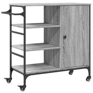 Küchenwagen Grau Sonoma 87,5 cm