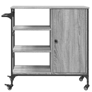 Küchenwagen Grau Sonoma 87,5 cm
