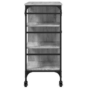 Küchenwagen Grau Sonoma 87,5 cm