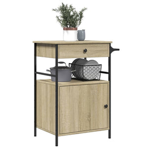 Küchenwagen Sonoma-Eiche 56x43x89,5 cm