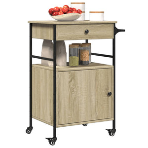 Küchenwagen Sonoma-Eiche 56x43x89,5 cm