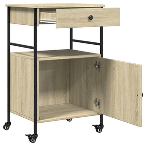 Küchenwagen Sonoma-Eiche 56x43x89,5 cm