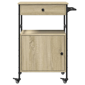 Küchenwagen Sonoma-Eiche 56x43x89,5 cm
