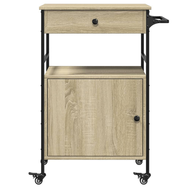 Küchenwagen Sonoma-Eiche 56x43x89,5 cm