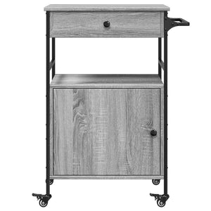 Küchenwagen Grau Sonoma 56x43x89,5 cm