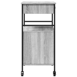 Küchenwagen Grau Sonoma 56x43x89,5 cm