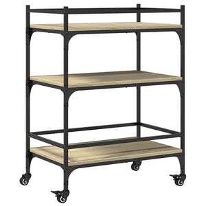 Küchenwagen Sonoma Eiche 65x40x86,5 cm
