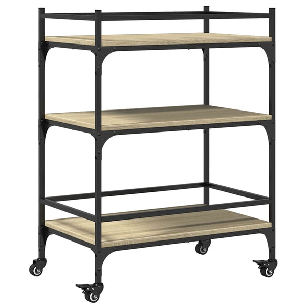 Küchenwagen Sonoma Eiche 65x40x86,5 cm