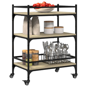 Küchenwagen Sonoma Eiche 65x40x86,5 cm