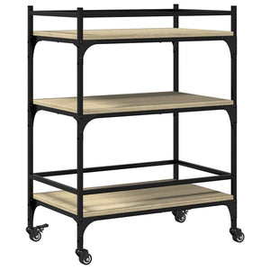 Küchenwagen Sonoma Eiche 65x40x86,5 cm