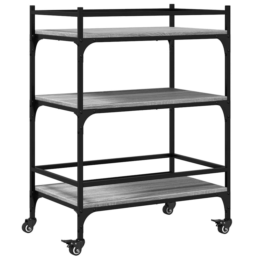 Küchenwagen Grau Sonoma 65x40x86,5 cm