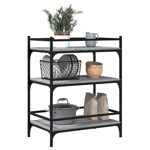 Küchenwagen Grau Sonoma 65x40x86,5 cm
