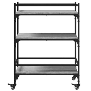 Küchenwagen Grau Sonoma 65x40x86,5 cm