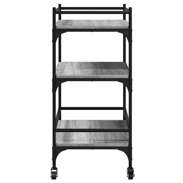 Küchenwagen Grau Sonoma 65x40x86,5 cm