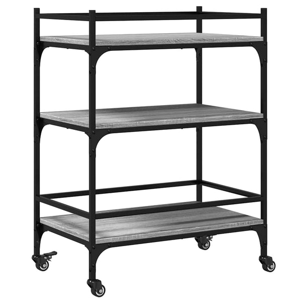Küchenwagen Grau Sonoma 65x40x86,5 cm