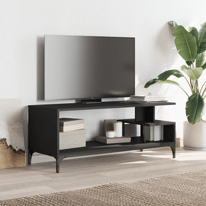 Schwarzer TV-Schrank 102 cm