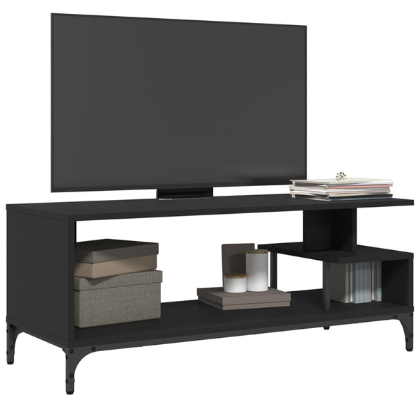 Schwarzer TV-Schrank 102 cm
