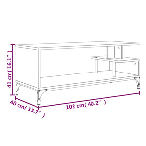 Schwarzer TV-Schrank 102 cm