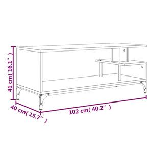 TV-Schrank Braun Eichen-Optik 102 cm