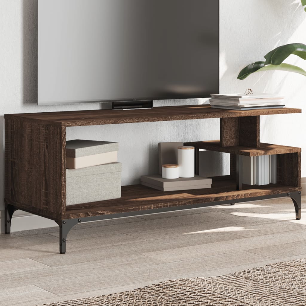 TV-Schrank Braun Eichen-Optik 102 cm