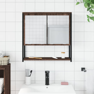 Bad-Spiegelschrank Eiche Optik 60cm
