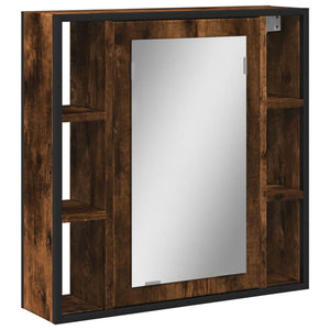 Bad-Spiegelschrank Räuchereiche 60 cm