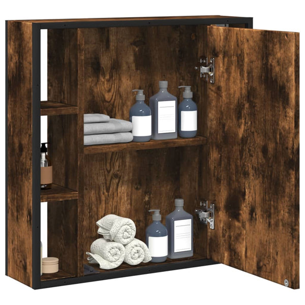 Bad-Spiegelschrank Räuchereiche 60 cm