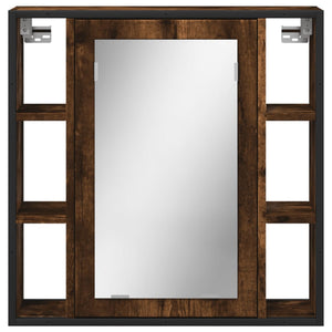 Bad-Spiegelschrank Räuchereiche 60 cm