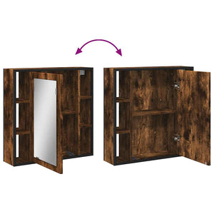 Bad-Spiegelschrank Räuchereiche 60 cm