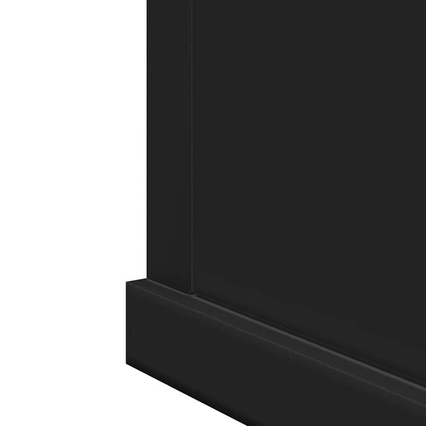 Schwarzer Bad-Spiegelschrank 42x60 cm