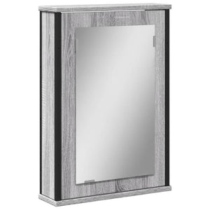 Bad Spiegelschrank Grau Sonoma 42x60 cm