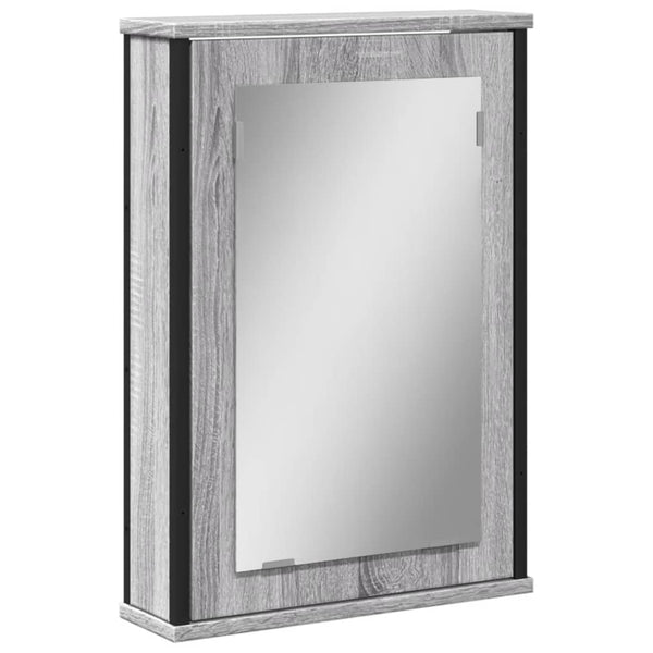 Bad Spiegelschrank Grau Sonoma 42x60 cm