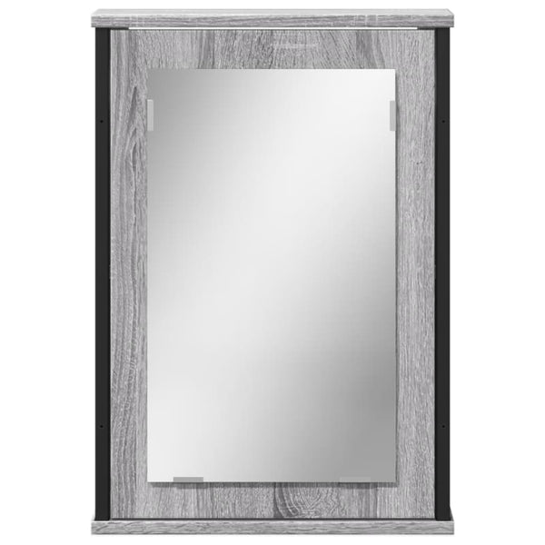 Bad Spiegelschrank Grau Sonoma 42x60 cm