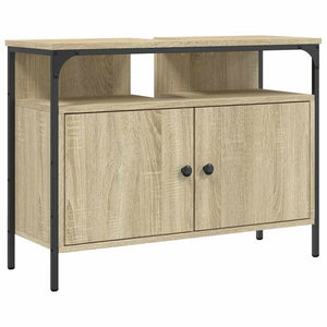 Waschbeckenunterschrank Sonoma-Eiche 80 cm