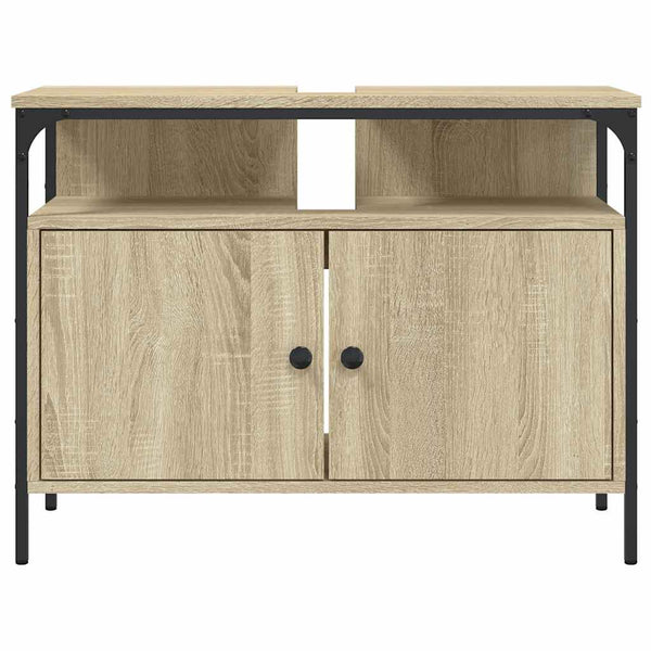 Waschbeckenunterschrank Sonoma-Eiche 80 cm
